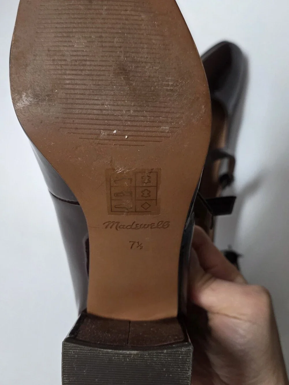 Madewell The Maddie Heeled Mary Jane in Patent Leather Size 7.5 - Picture 4 of 6